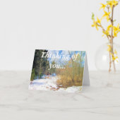 Denken Sie an Sie Karte (Gelbe Blume)