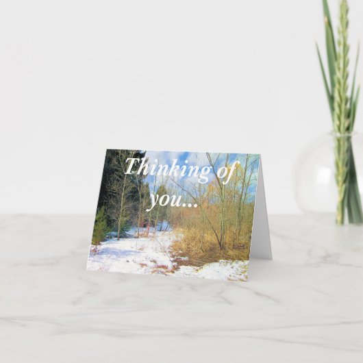 Denken Sie an Sie Karte (Vorderseite)