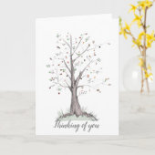 Denken Sie an Sie Karte (Gelbe Blume)