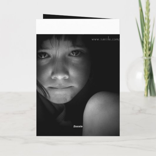 Denken Sie an Sie Karte (Rückseite)