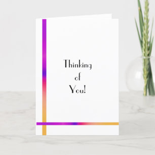 Denken Sie an Sie! Karte