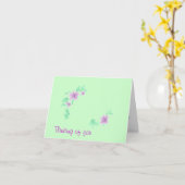 Denken Sie an Sie Karte (Gelbe Blume)