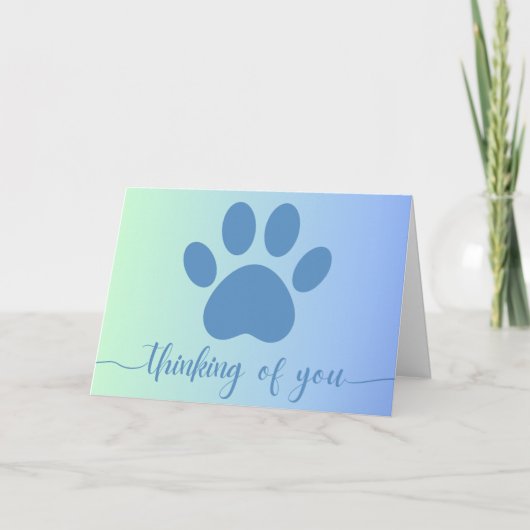 Denken Sie an Sie Karte (Vorderseite)