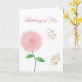 Denken Sie an Sie - Karte (Gelbe Blume)