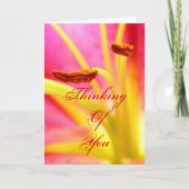 Denken Sie an Sie. Karte (Vorderseite)