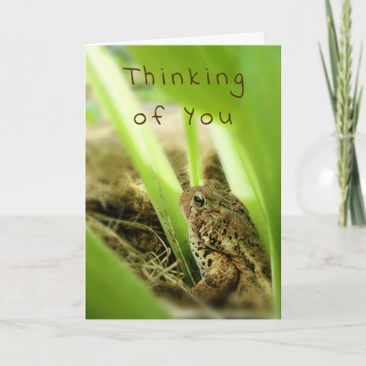 "Denken Sie an Sie" Karte (Vorderseite)