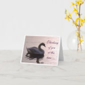 Denken Sie an Sie ... Karte (Gelbe Blume)