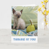 Denken Sie an Sie Karte (Gelbe Blume)