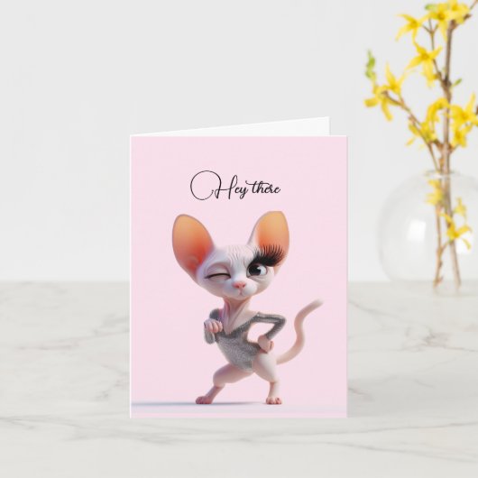 Denken Sie an Sie Karte (Gelbe Blume)