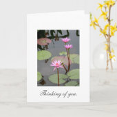 Denken Sie an Sie. Karte (Gelbe Blume)