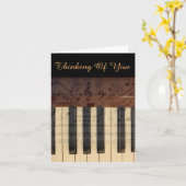 Denken Sie an Sie_ Karte (Gelbe Blume)