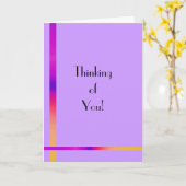 Denken Sie an Sie! Karte (Gelbe Blume)