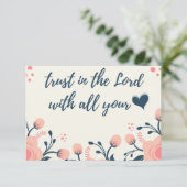 Denken Sie an Sie Karte (Stehend Vorderseite)