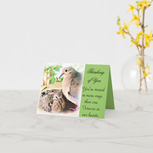 Denken Sie an Sie_ Karte (Gelbe Blume)