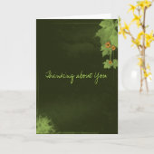 Denken Sie an Sie Karte (Gelbe Blume)