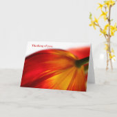 Denken Sie an Sie Karte (Gelbe Blume)