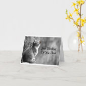 Denken Sie an Sie Karte (Gelbe Blume)