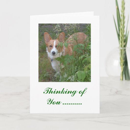 Denken Sie an Sie ... Karte (Vorderseite)