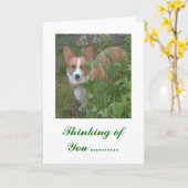 Denken Sie an Sie ... Karte (Gelbe Blume)