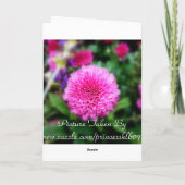 Denken Sie an Sie! Karte (Rückseite)