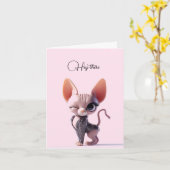 Denken Sie an Sie Karte (Gelbe Blume)