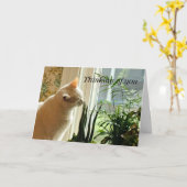 Denken Sie an Sie. Karte (Gelbe Blume)