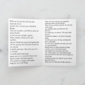 Denken Sie an Sie Karte (Innenseite)