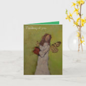 Denken Sie an Sie Karte (Gelbe Blume)