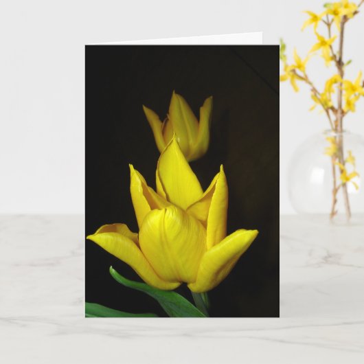 Denken Sie an Sie! Karte (Gelbe Blume)