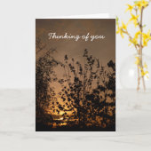 Denken Sie an Sie | Karte (Gelbe Blume)