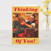 Denken Sie an Sie! Karte (Gelbe Blume)