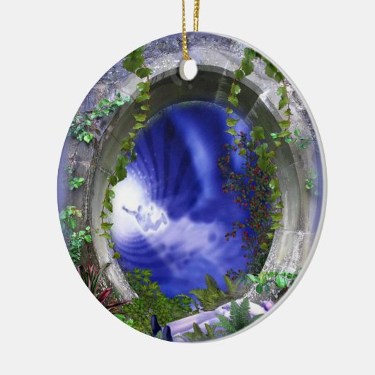 Denken Sie an Sie Keramikornament (Links)