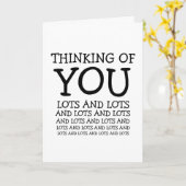 Denken Sie an Sie, Krebs oder gut anpassbar werden Karte (Gelbe Blume)