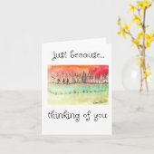 Denken Sie an Sie, künstlerische Malerei Sonnenunt Karte (Gelbe Blume)