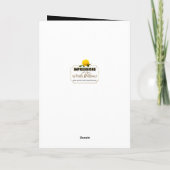 Denken Sie an Sie, Leere, Gelbe Rose im Garten Karte (Rückseite)