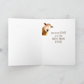 Denken Sie an Sie macht mich lächeln lustig BOSS S Karte (Innenseite)