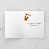 Denken Sie an Sie macht mich lächeln lustig, Jeman Karte (Innenseite)