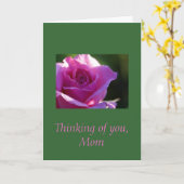 Denken Sie an Sie, Mama Karte (Gelbe Blume)