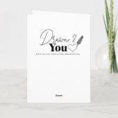 Denken Sie an Sie, mein Freund | Hoffnung Alles is Karte (Rückseite)