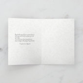 Denken Sie an Sie mit der Schrift Psalm 59:16. Dankeskarte (Innenseite)