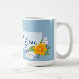 Denken Sie an Sie mit Support Bouquet Kaffeetasse