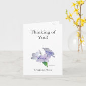 Denken Sie an Sie! Mitteilungskarte (Gelbe Blume)