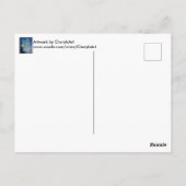 Denken Sie an Sie, Mond und Sterne Postkarten (Rückseite)