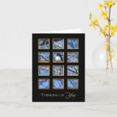 Denken Sie an Sie - Natur durch ein Fenster Karte (Gelbe Blume)