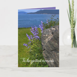 Denken Sie an Sie, Naturszene, Liebe, Blume, Meer Karte