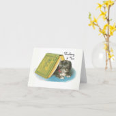 Denken Sie an Sie - Niedlich Yorkshire Terrier Yor Karte (Gelbe Blume)