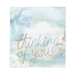 Denken Sie an Sie Notizblock