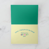 Denken Sie an Sie, Panda Bär, Kaleidoskop-Gruppe Karte (Innenseite)