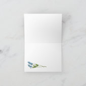 Denken Sie an Sie* Pink-Hat-Blank-Notizkarte Karte (Innenseite)