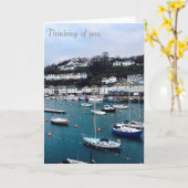 Denken Sie an Sie, Portbyhan, Looe-Karte Karte (Gelbe Blume)